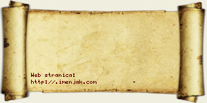 Jana Arsić vizit kartica